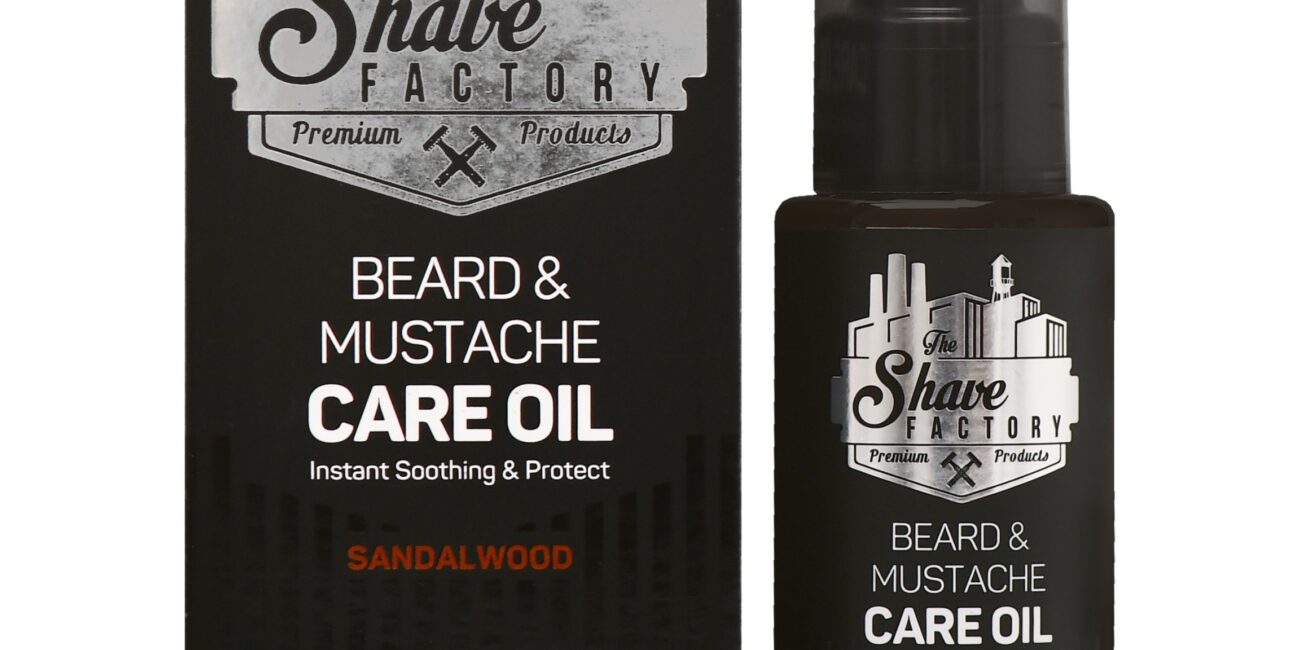 The Shave Factory Sandalwood Beard Oil - nawilżający olejek do brody, drzewo sandałowe, 75ml