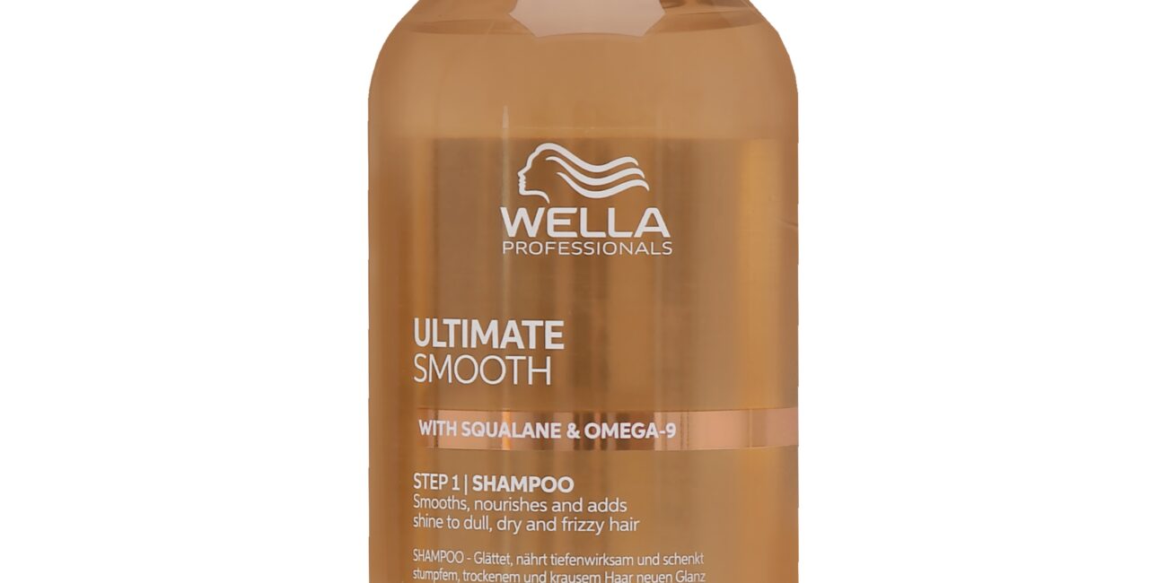 Wella ULTIMATE Smooth Shampoo - szampon do włosów suchych, matowych i puszących się, 250ml