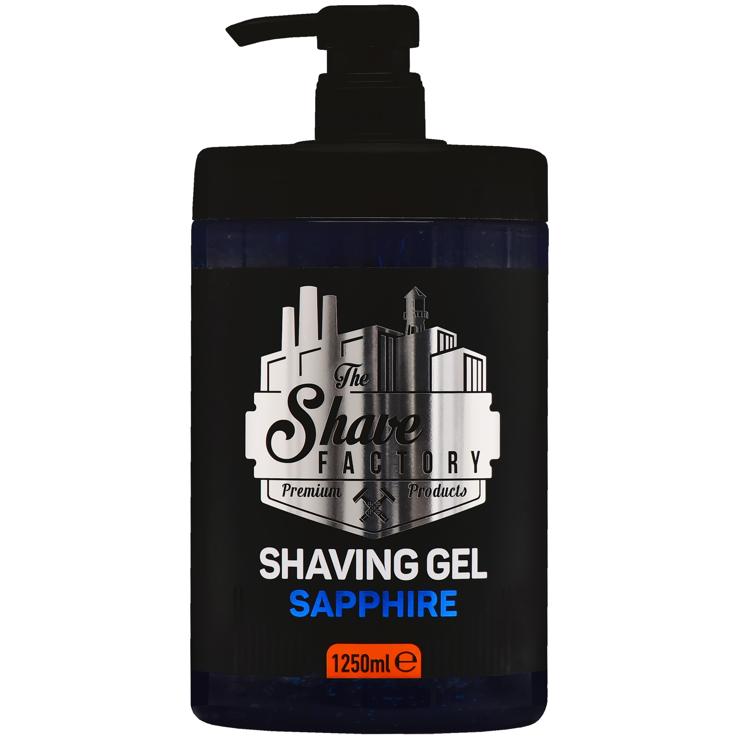 The Shave Factory Shaving Gel Sapphire - nawilżająco-odświeżający żel do golenia, 1250ml