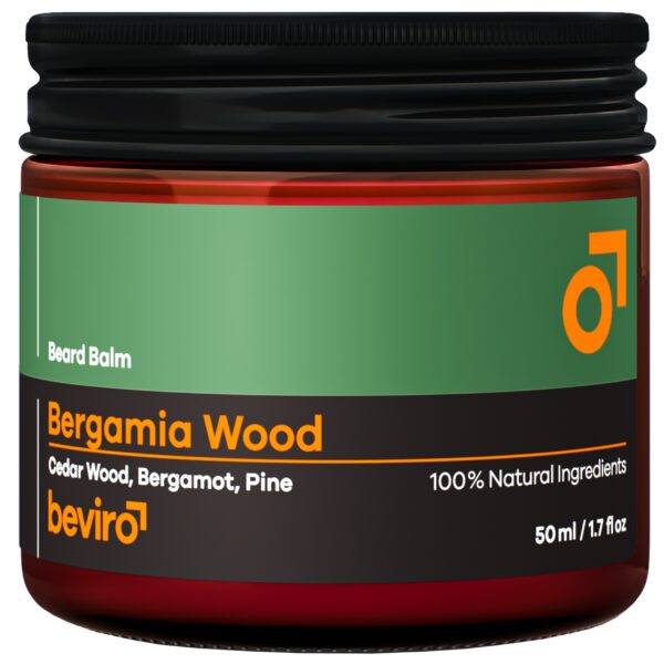 Beviro Beard Balm Bergamia Wood - balsam do stylizacji brody, 50ml