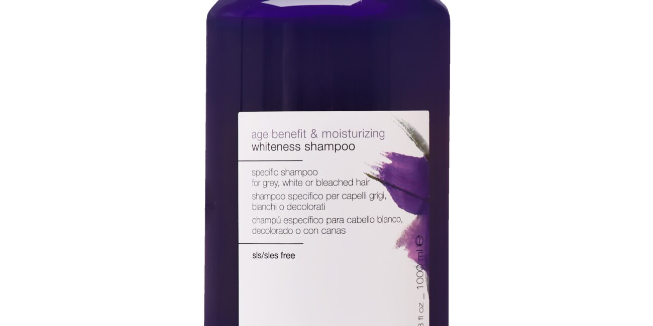 Simply Zen Age Benefit & Moisturizing Whiteness Shampoo – szampon neutralizujący żółte odcienie, 1000ml