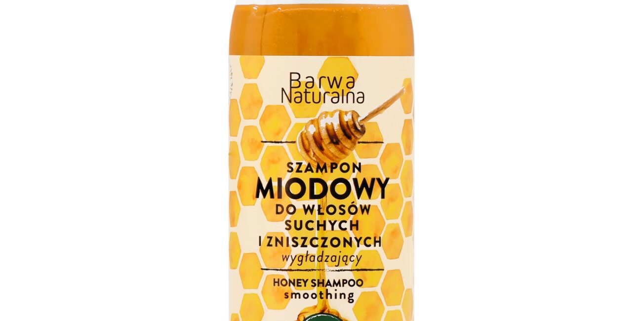 Barwa Naturalna - miodowy szampon do włosów suchych i zniszczonych, 300ml