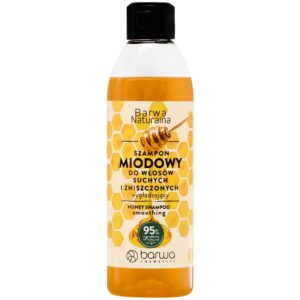 Barwa Naturalna - miodowy szampon do włosów suchych i zniszczonych, 300ml