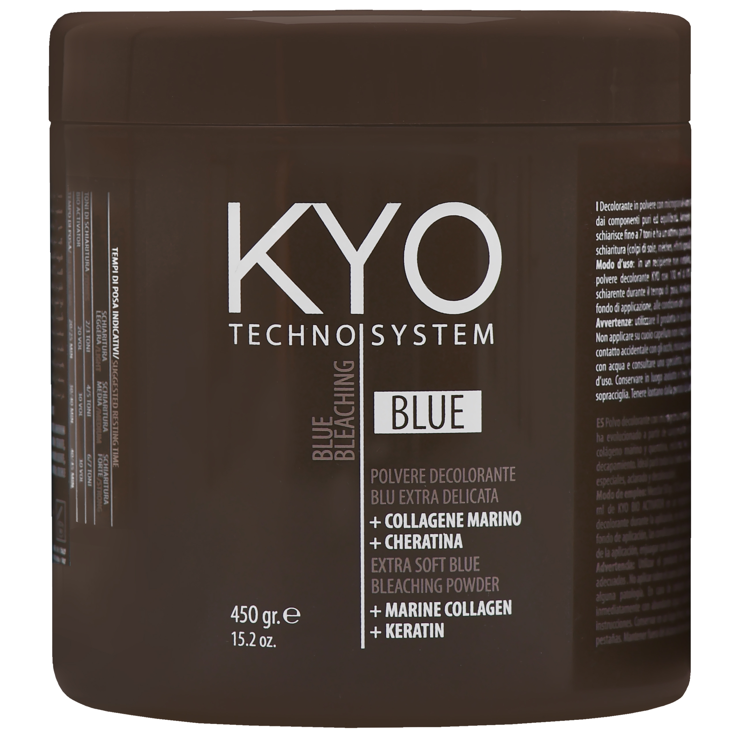KYO Techno System Blue Bleaching Powder - rozjaśniacz w proszku, 450g