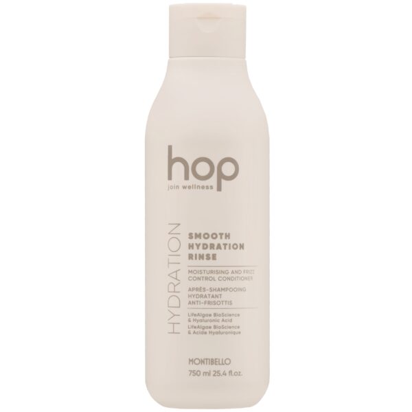 Montibello HOP Smooth Hydration Rinse - odżywka wygładzająco-nawilżająca włosy, 750ml