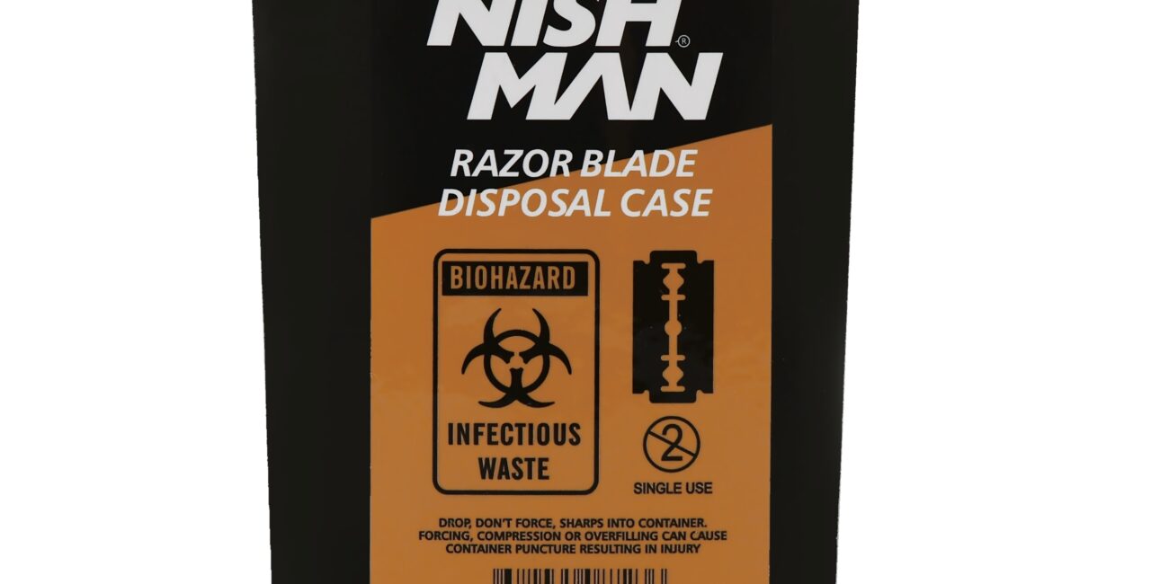 Nishman Blade Disposal Case – pojemnik na zużyte żyletki do bezpiecznego przechowywania