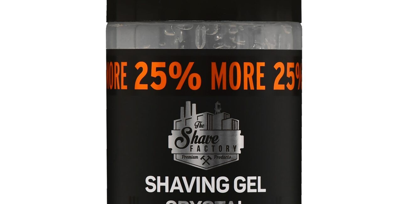 The Shave Factory Shaving Gel Crystal - żel do golenia, oczyszcza i łagodzi, 1250ml