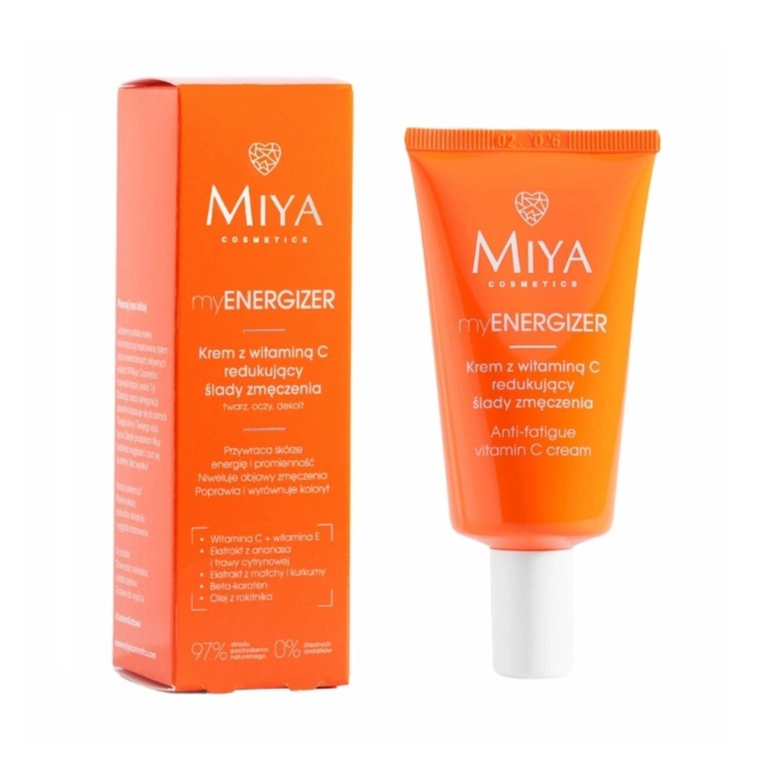 Miya Cosmetics Krem redukujący ślady zmęczenia z witaminą C