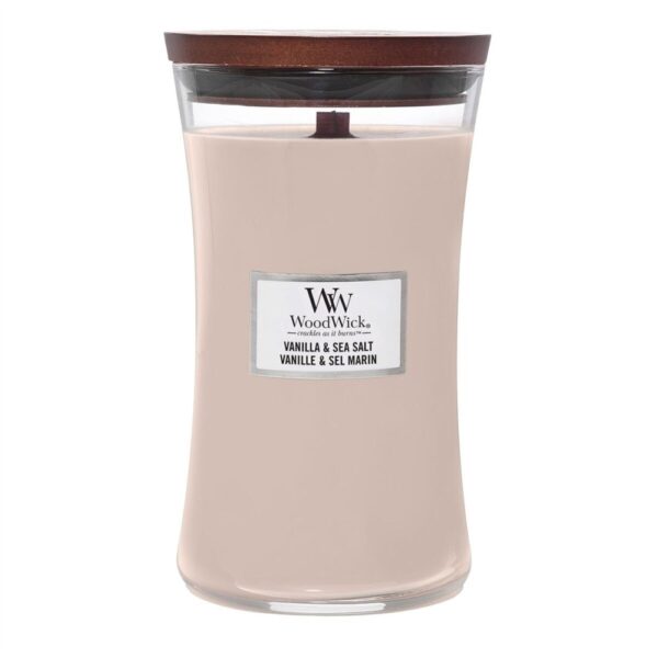 WOODWICK VANILLA & SEA SALT 610G
