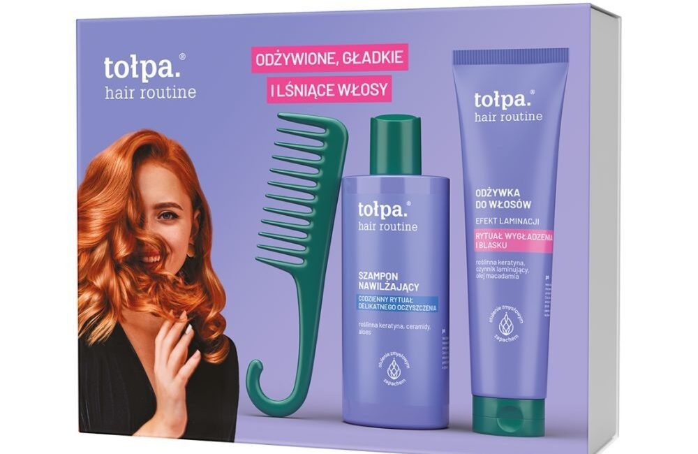 tołpa. hair routine zestaw tołpa hair routine z grzebieniem