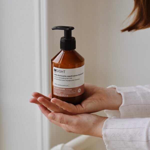 INSIGHT ELASTI-CURL LEAVE-IN DETANGLING HAIR MILK - Mleczko ułatwiające rozczesywanie bez spłukiwania do włosów kręconych 250 ML