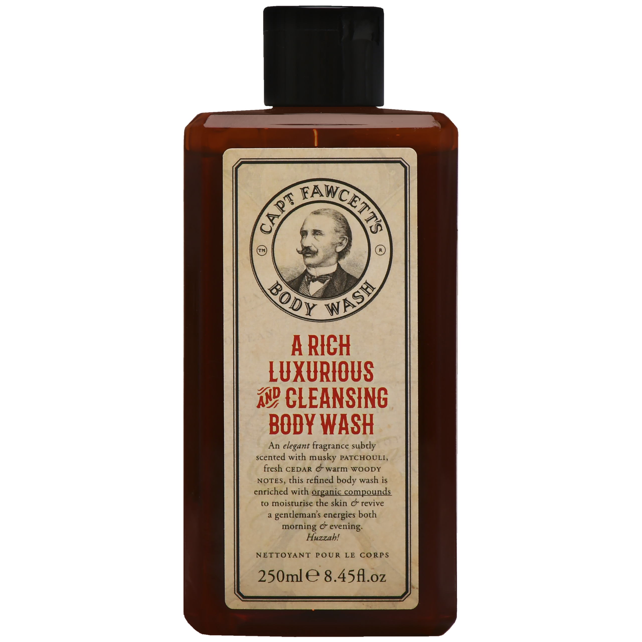 Captain Fawcett Expedition Reserve Body Wash – męski żel pod prysznic o świeżym zapachu, 250ml