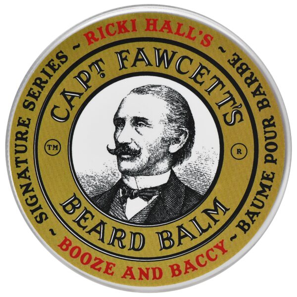 Captain Fawcett Booze & Baccy Beard Balm Ricki Hall – odżywczy balsam do brody o wyjątkowym zapachu, 60ml