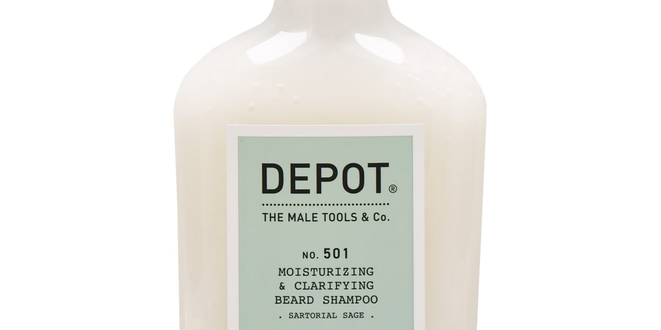 Depot NO. 501 Moisturizing & Clarifying Beard Shampoo Sartorial Sage - nawilżający szampon do brody, 250ml