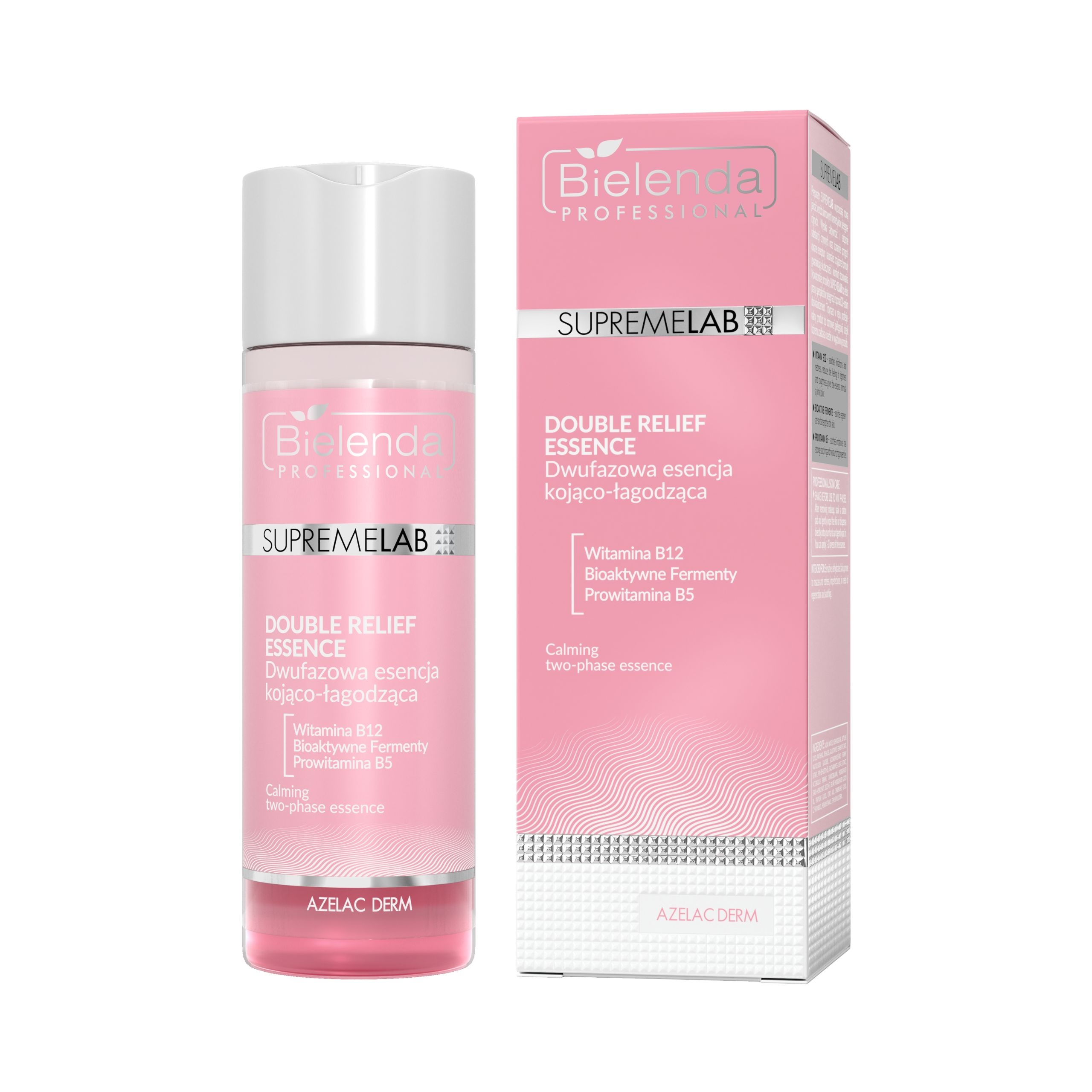Supremelab Double Relief Essence Dwufazowa esencja kojąco-łagodząca