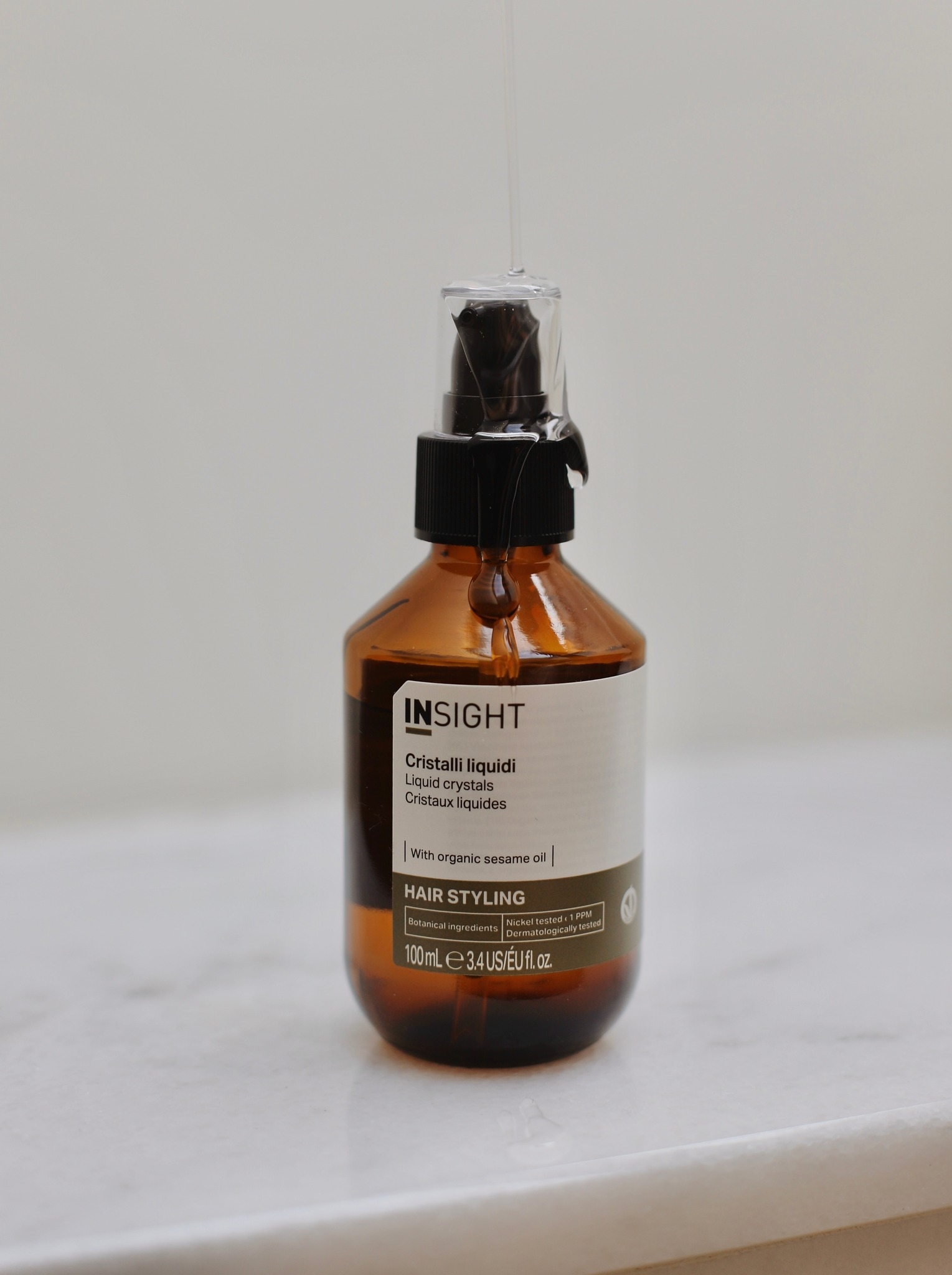 INSIGHT Liquid crystals serum silikonowe ciekłe kryształki nawilżające włosy 100ml