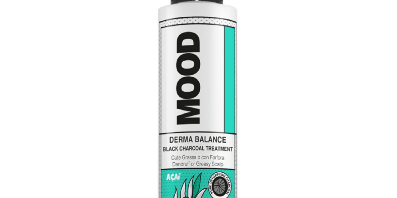 Detoksykująca kuracja do skóry głowy MOOD Derma Black Charcoal Treatment 200 ml