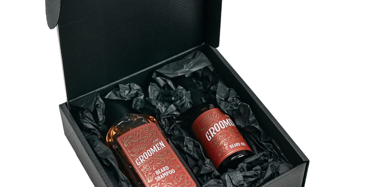 Groomen Fire Zestaw do brody - szampon oraz olejek do brody, 150ml+50ml