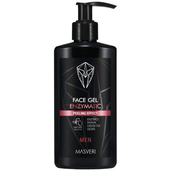 Masveri Face Gel Enzymatic Peeling Effect – enzymatyczny żel do mycia twarzy dla mężczyzn, 150ml