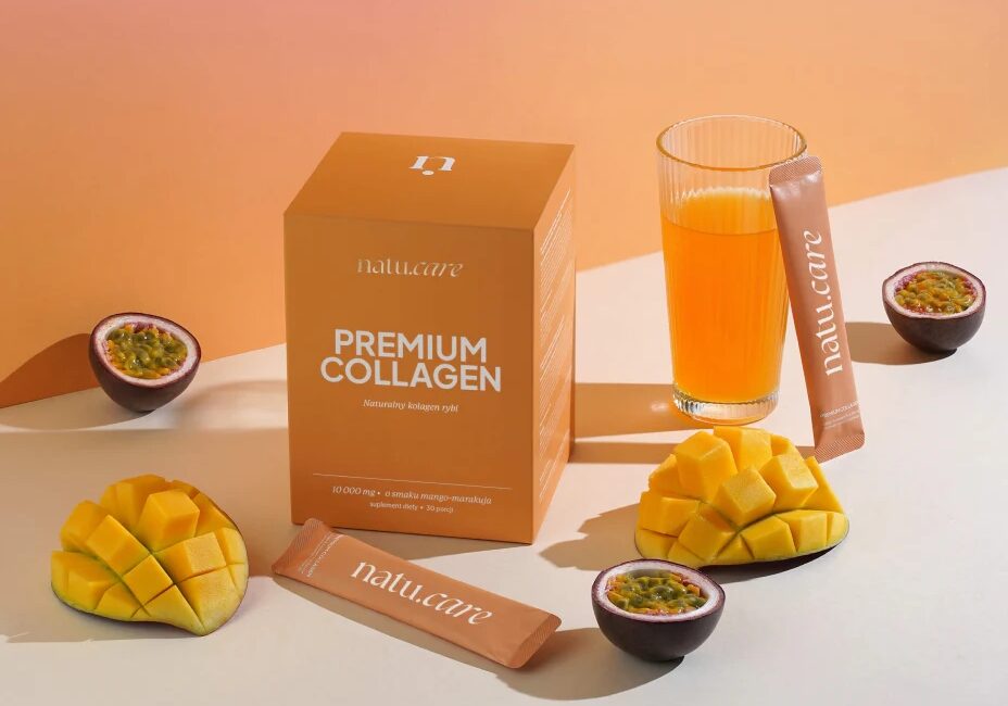 Kolagen 10 000 mg Premium Natu.Care, smak mango-marakuja