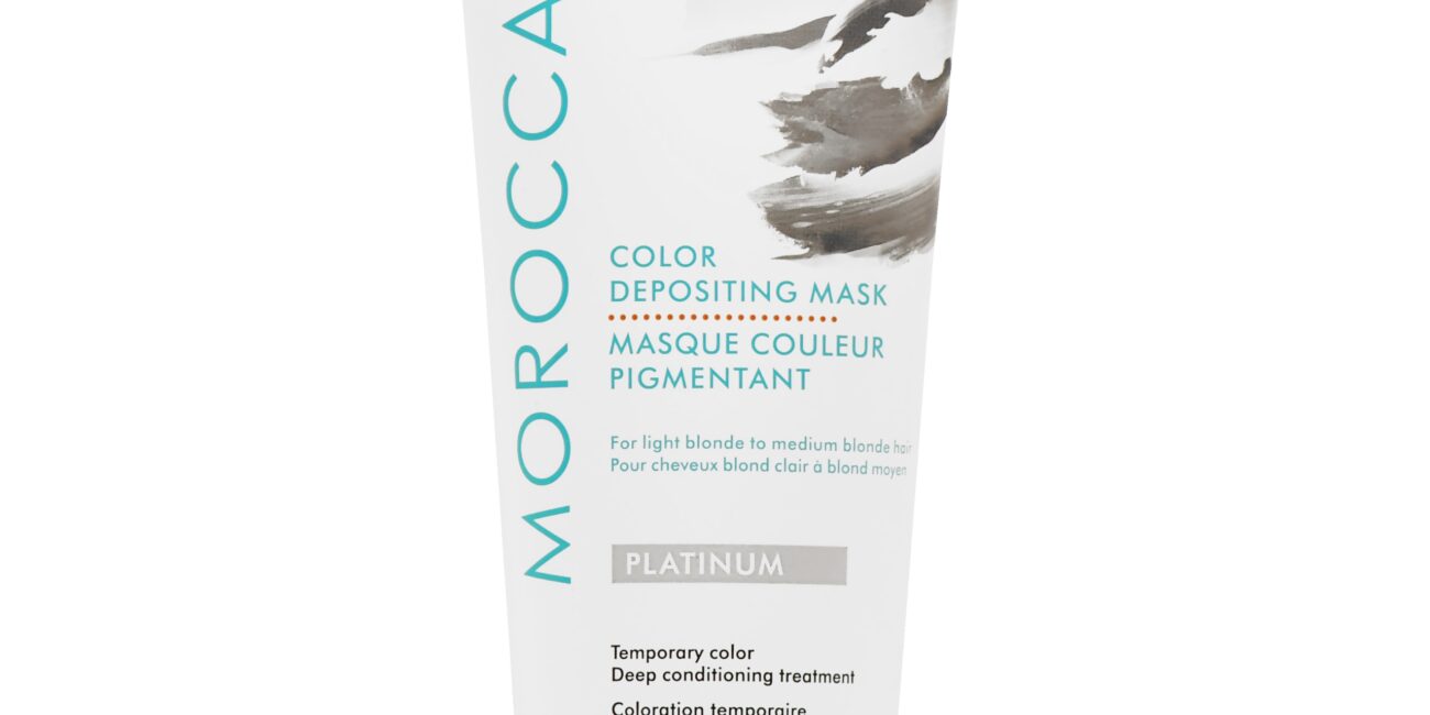 Moroccanoil Color Depositing Mask - arganowa maska koloryzująca do włosów, 200ml Platinum | Platynowy