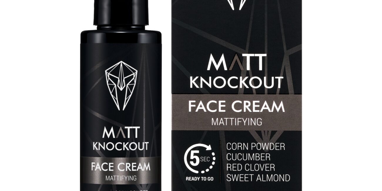 Masveri Face Cream Matt Knockout Mattyfying – krem do twarzy dla mężczyzn, 75ml