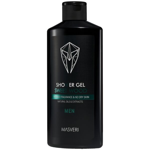 MASVERI Shower Gel Sweet Wood – żel pod prysznic dla mężczyzn, 300ml