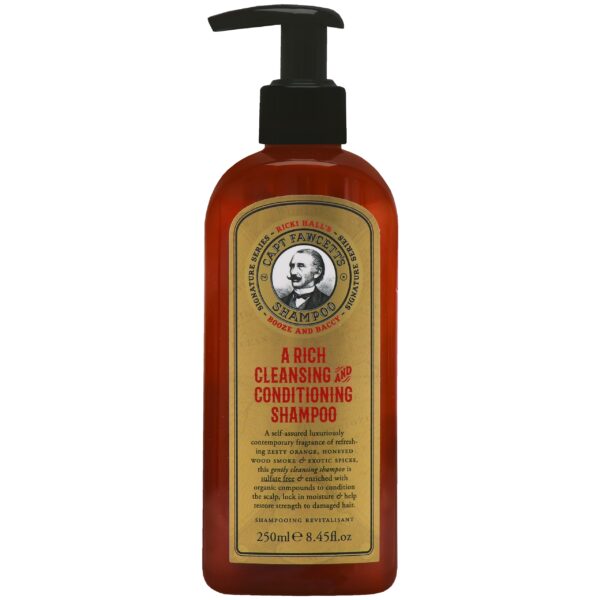 Captain Fawcett Booze & Baccy Beard Shampoo – szampon do brody z nutą tytoniu i pomarańczy, 250ml