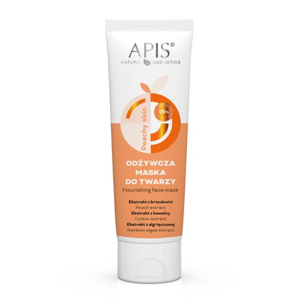 Odżywcza maska do twarzy - Apis Peachy Skin - 100 ml