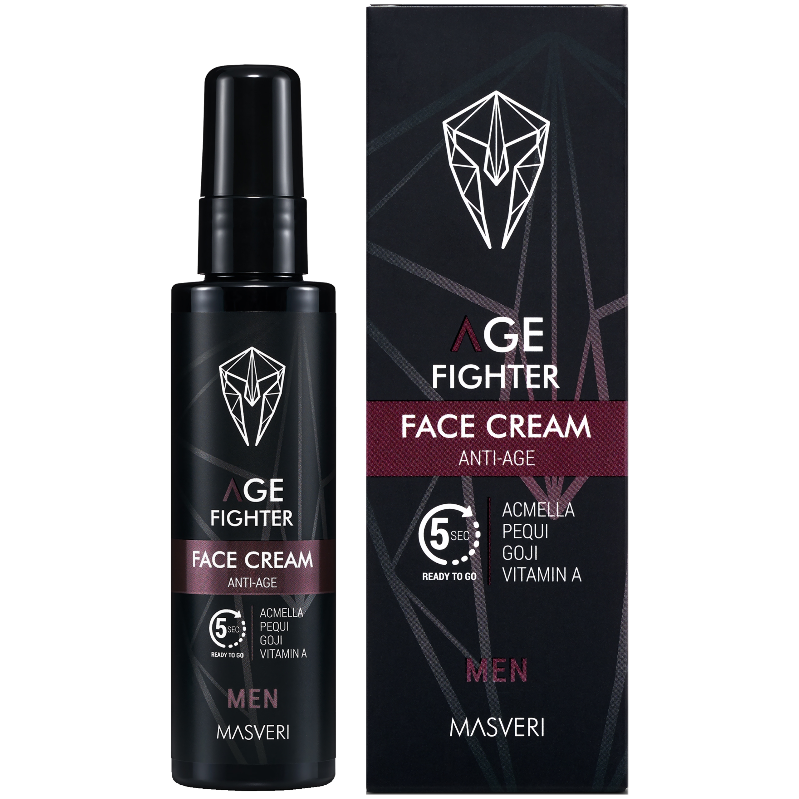 Masveri Krem do twarzy Anti-Aging – pielęgnacja dla mężczyzn, 75ml