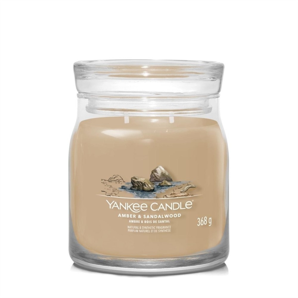 YANKEE CANDLE AMBER & SANDALWOOD 368G