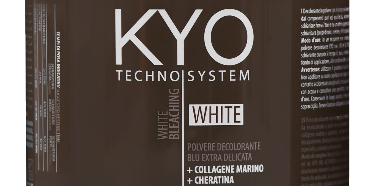 KYO Techno System White Bleaching Powder – bezpyłowy proszek rozjaśniający do włosów, 450g