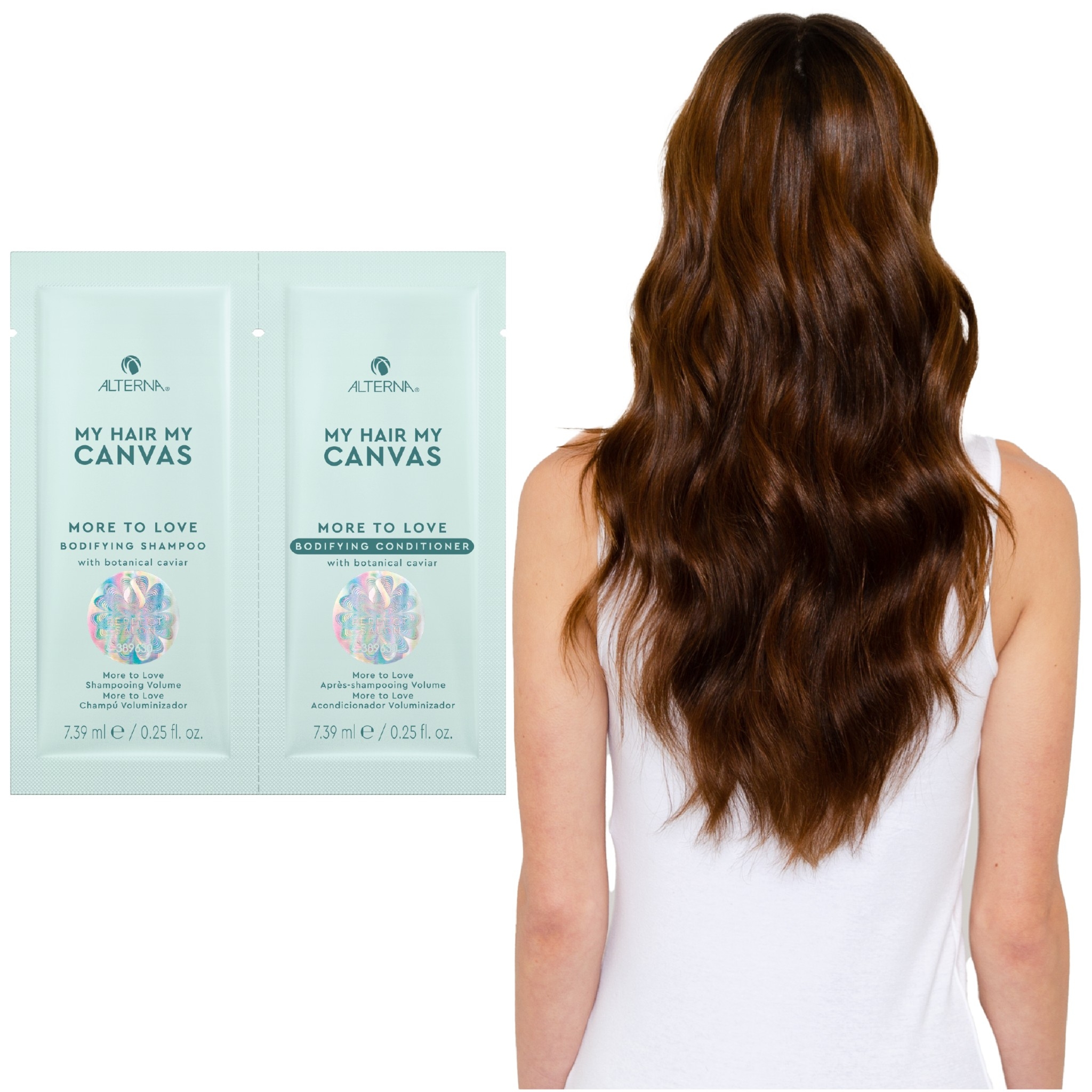 Zestaw ALTERNA My Hair My Canvas More To Love Shampoo & Conditioner Duo 2×7,39 ml