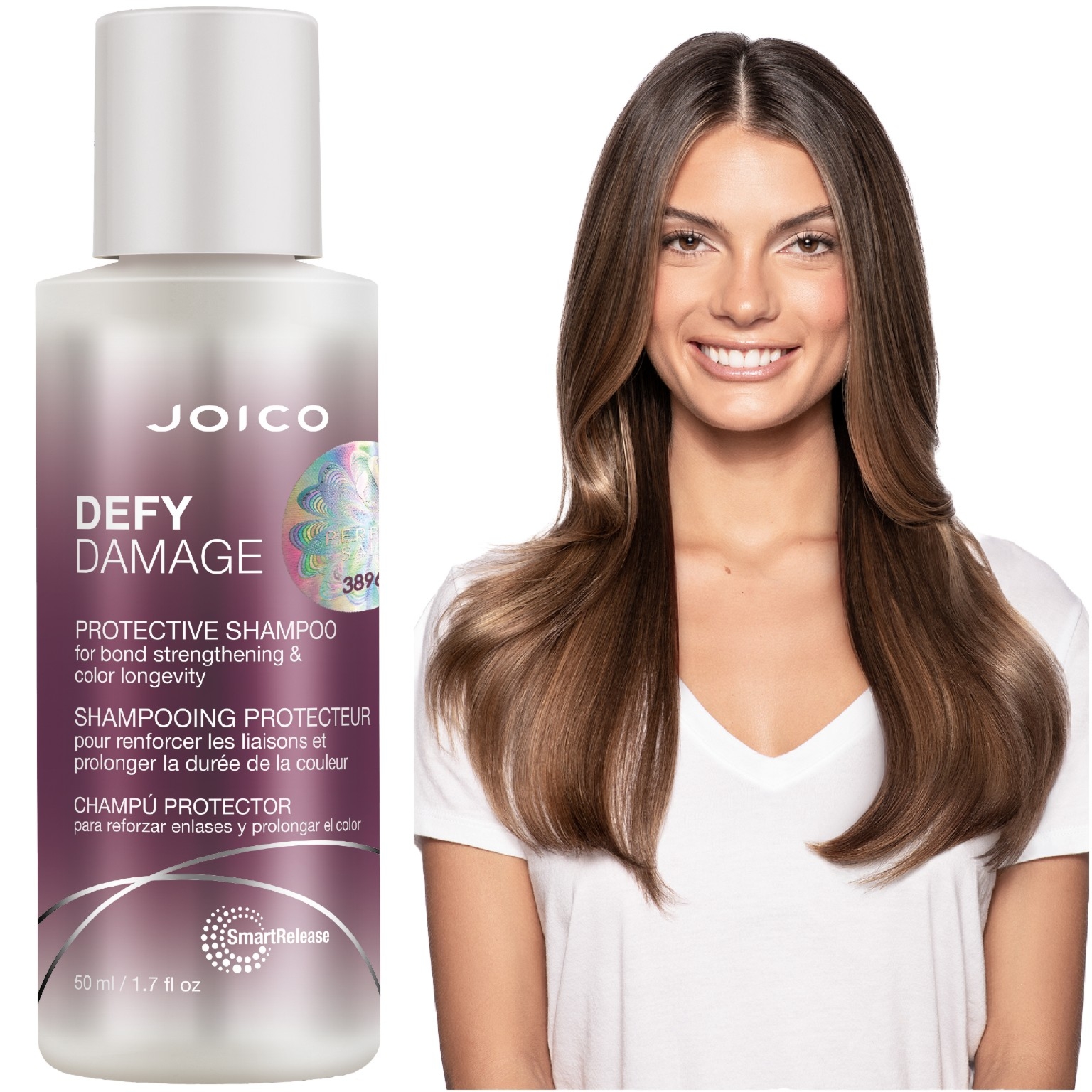 Ochronny szampon do włosów JOICO Defy Damage Shampoo 50 ml
