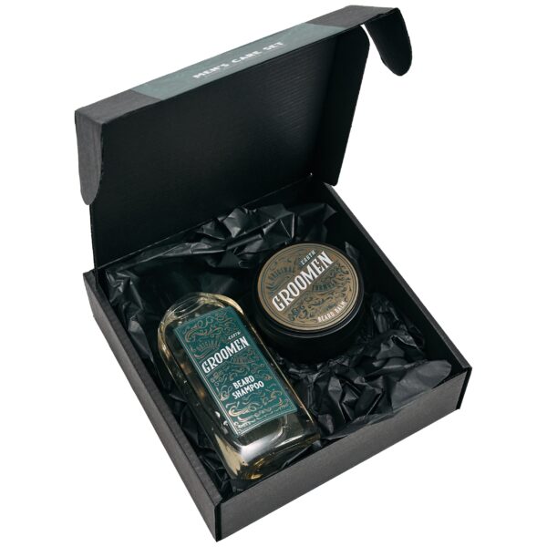 Groomen Earth Zestaw do brody – szampon oraz olejek do brody, 150ml+50ml