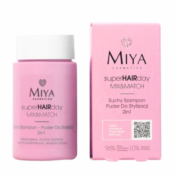 Miya Cosmetics Suchy szampon - puder do stylizacji 2 w 1
