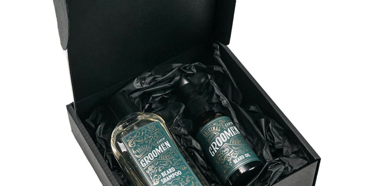 Groomen Earth Zestaw do brody - szampon oraz olejek do brody, 150ml+50ml