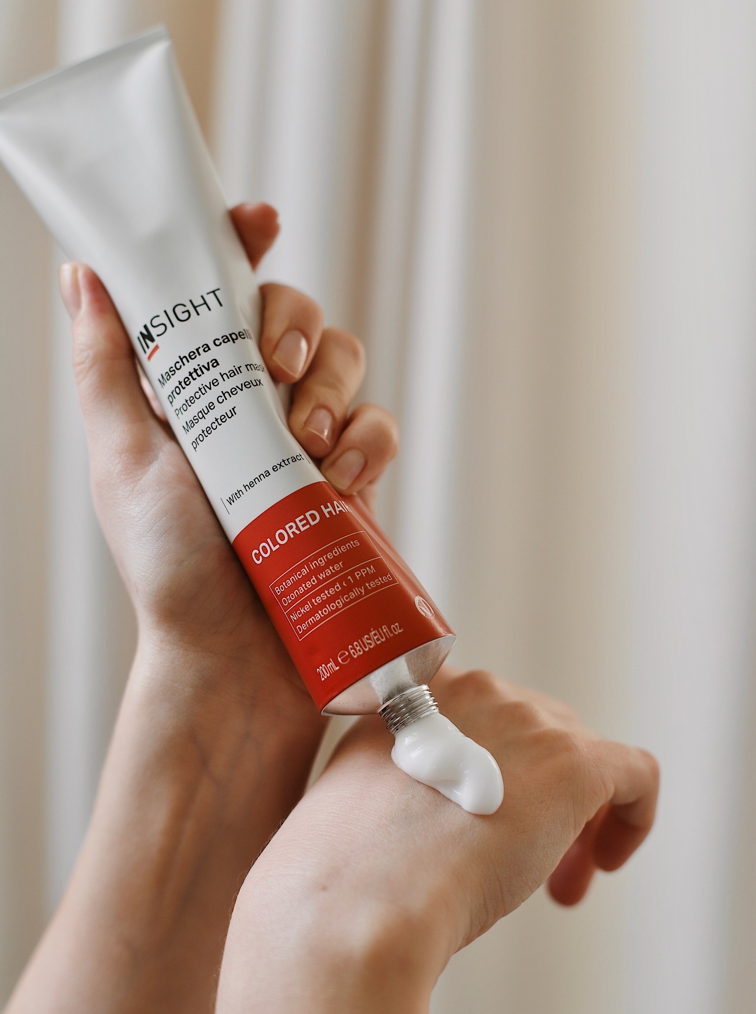 INSIGHT COLORED HAIR MASK - Maska ochronna do włosów farbowanych 200ml