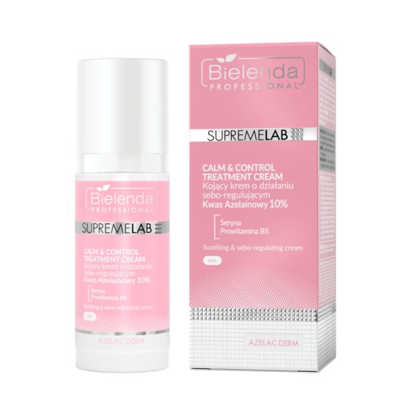 Supremelab Calm&Control Treatment Cream, Kojący krem o działaniu sebo-regulującym