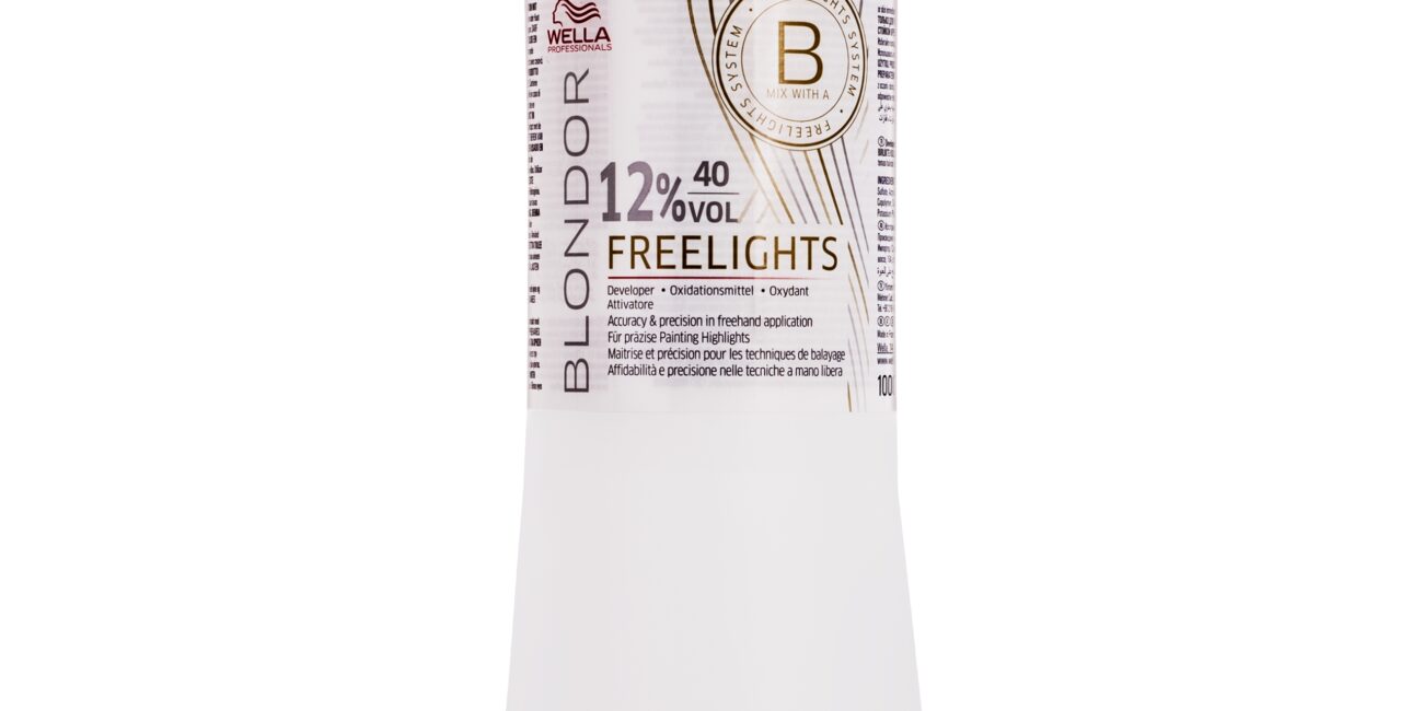 WELLA Blondor Freelights - kremowa emulsja do pasemek, 1000ml 12% | VOL 40