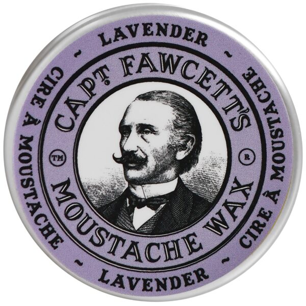 Captain Fawcett Lavender Moustache Wax – lawendowy wosk do stylizacji wąsów, 15ml