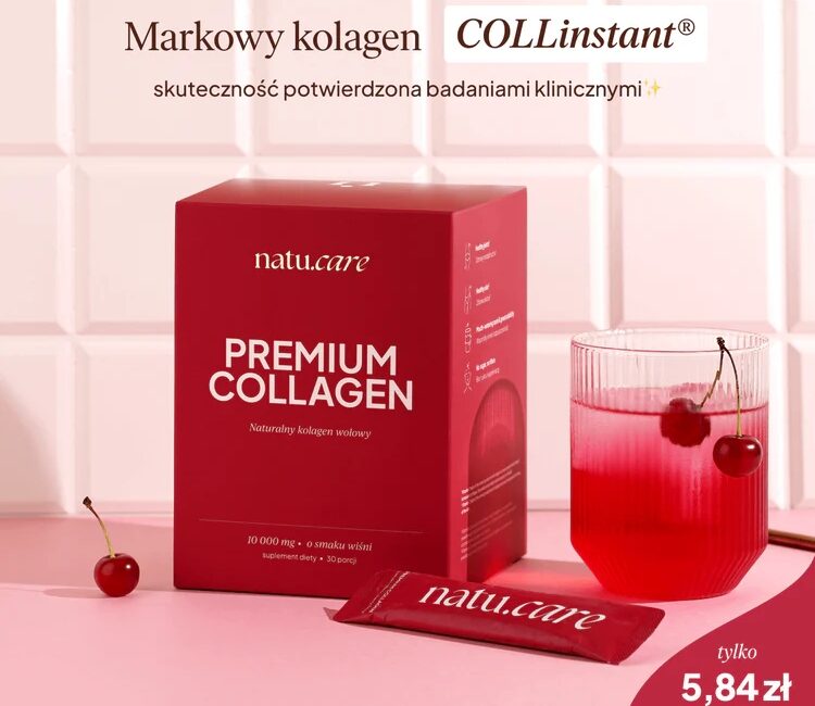 Kolagen do picia Natu.Care wiśnia - Premium 10000 mg