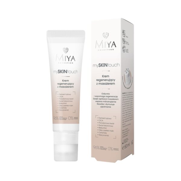 Miya Cosmetics Krem regenerujący z masażerem
