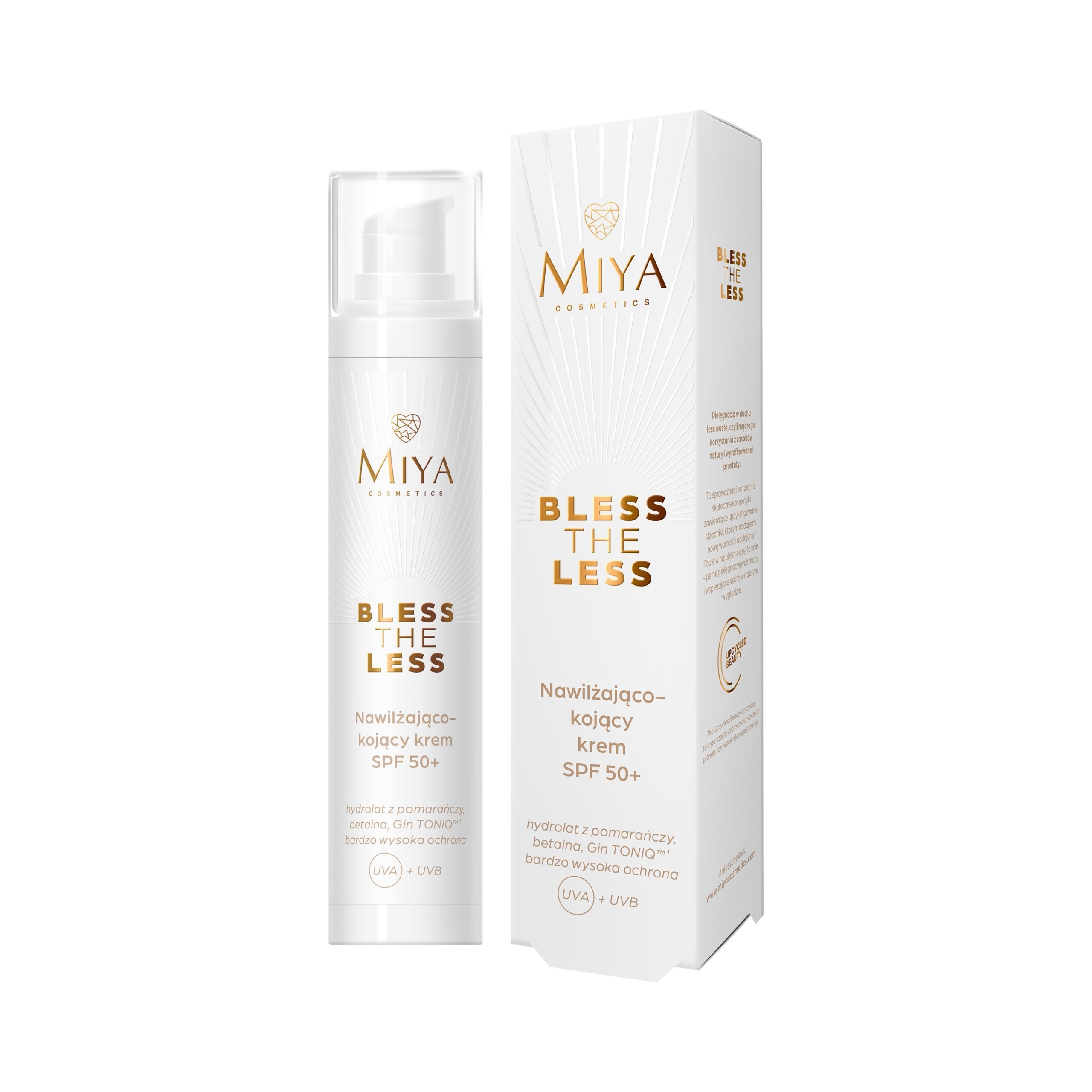 Miya Cosmetics Nawilżająco - kojący krem SPF 50+