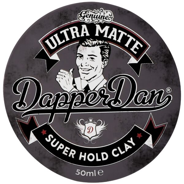 Dapper Dan Ultra Matte Clay - glinka o bardzo mocnym chwycie i ultra matowym wykończeniu, 50ml