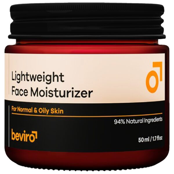Beviro Lightweight Face Moisturizer – lekki krem do twarzy dla mężczyzn, 50ml