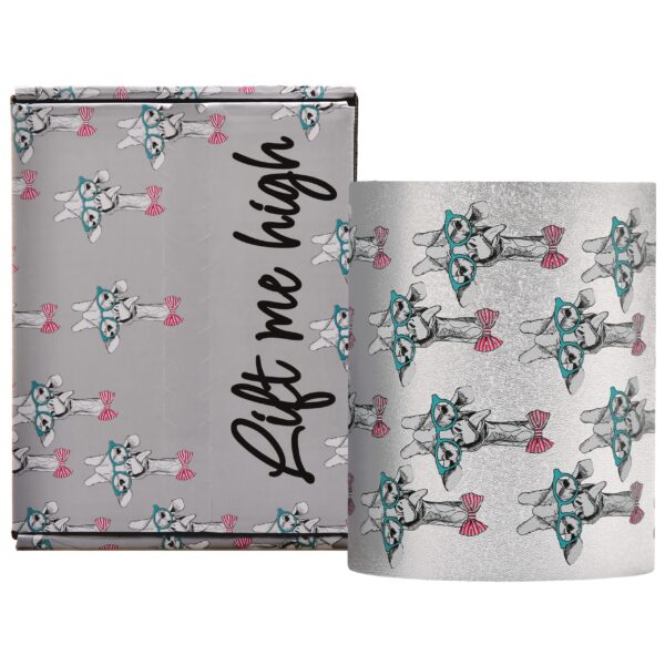 Lift Me High Giraffe - folia aluminiowa ryflowana do koloryzacji, 100m