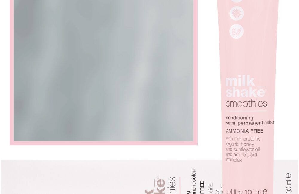 Milk Shake Smoothie Semi-Perm - farba do włosów bez amoniaku, paleta kolorów, 100ml 10.17 | 10AV | Najjaśniejszy blond popielato-fioletowo-platynowy