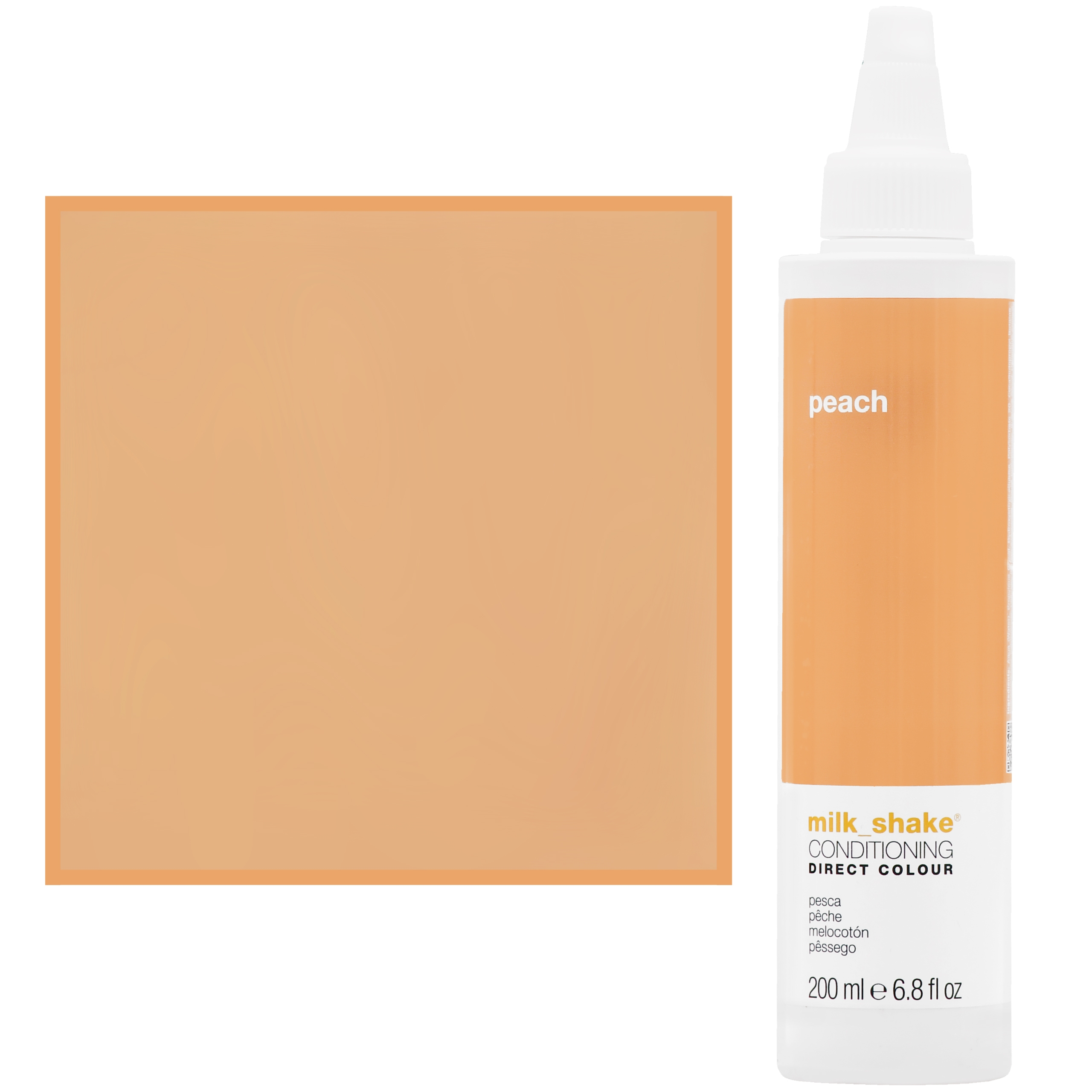 Milk Shake Direct Colour - toner do koloryzacji włosów, 200ml Peach | Brzoskwiniowy