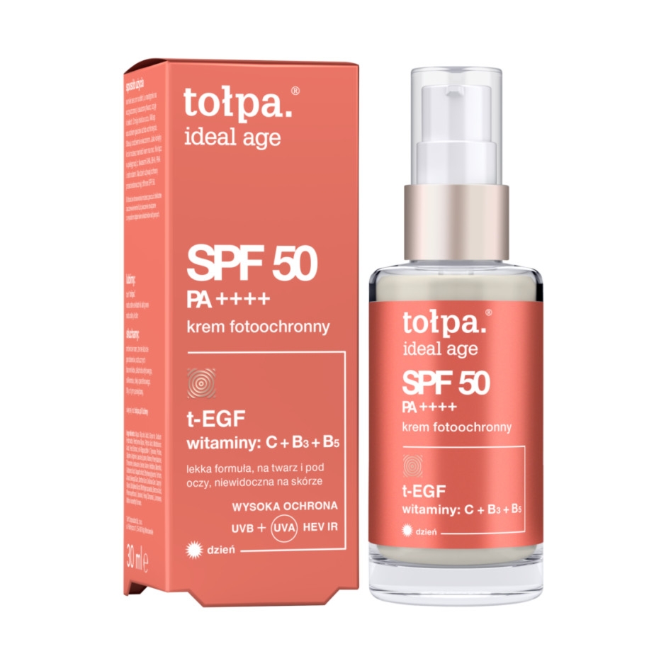 Tołpa Odmładzający krem do twarzy z filtrem SPF 50